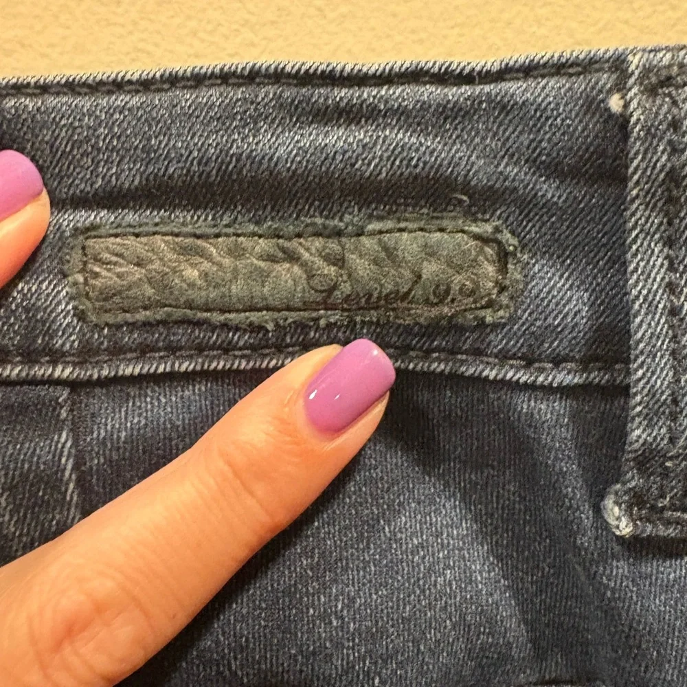 Level 99 Dark Blue Skinny Jeans - Picture 6 of 6